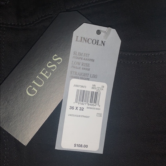 Guess Slim fit jeans, size 36x32 - Picture 2 of 2